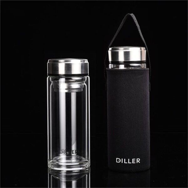 ⁦1l Glass Water Bottle⁩ - الصورة ⁦3⁩