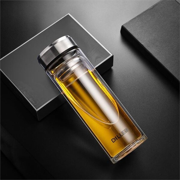 ⁦1l Glass Water Bottle⁩ - الصورة ⁦4⁩
