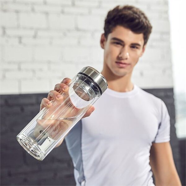 ⁦1l Glass Water Bottle⁩ - الصورة ⁦6⁩