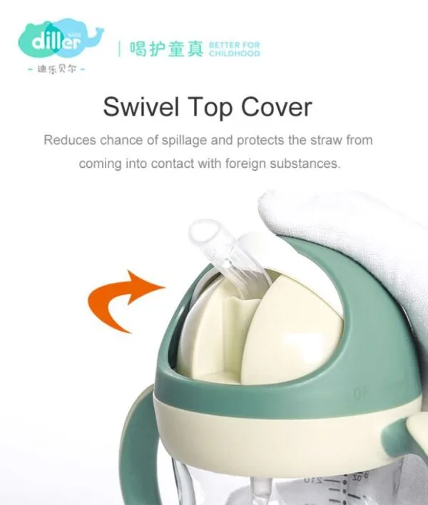 ⁦Baby Bottle With Straw⁩ - الصورة ⁦6⁩
