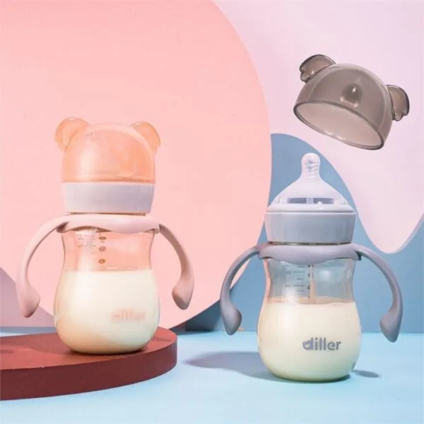 ⁦Baby Milk Bottle With Handle⁩ - الصورة ⁦2⁩