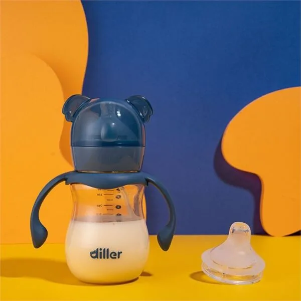 ⁦Baby Milk Bottle With Handle⁩ - الصورة ⁦3⁩