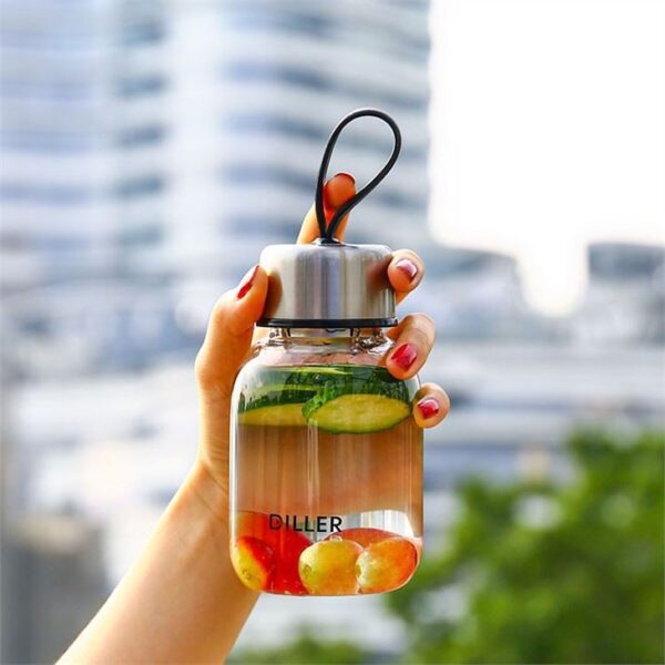 ⁦Branded Glass Water Bottles⁩ - الصورة ⁦2⁩