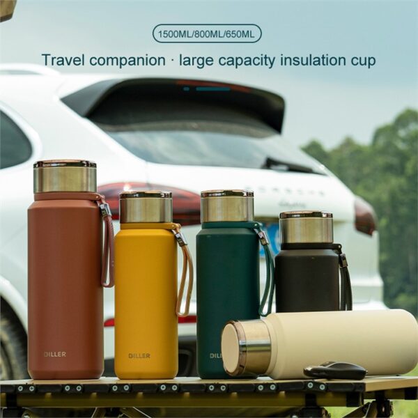 Camping Insulated Water Bottle - Imej 5