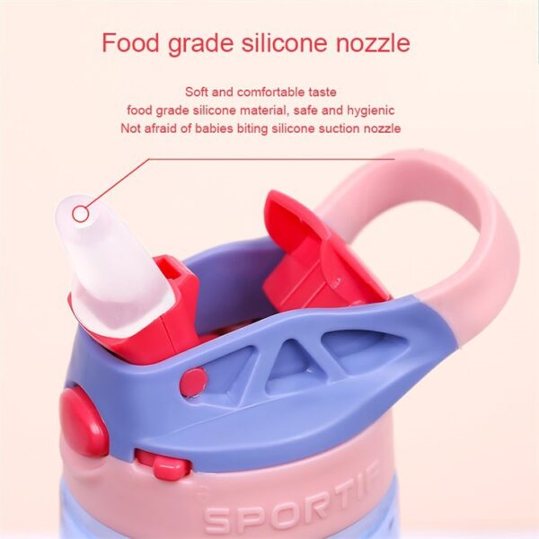 Cartoon BPA Free Plastic Water Bottle - รูปภาพ 3