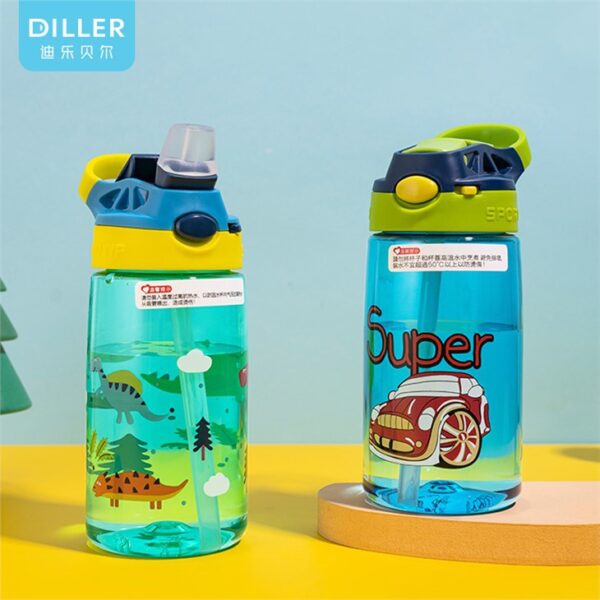 ขวดน้ำพลาสติกลายการ์ตูน BPA Free