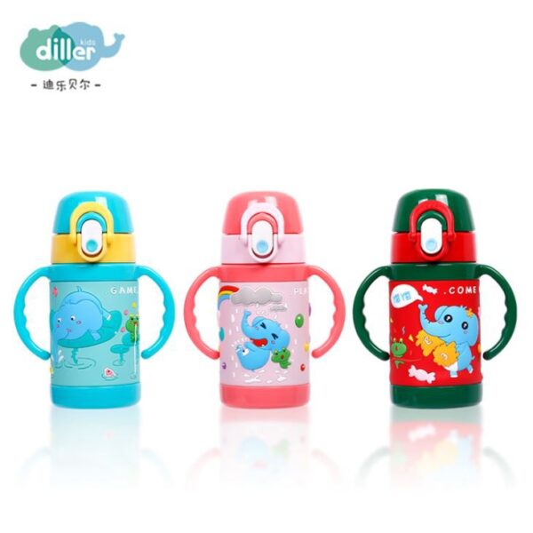 Children's Stainless Steel Water Bottles - Imagem 2
