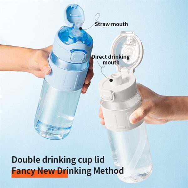 Clear Sports Plastic Water Bottle — изображение 2