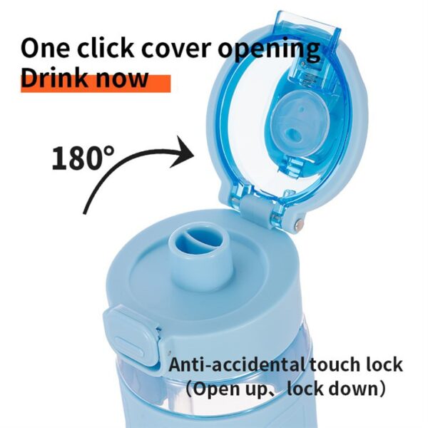Clear Sports Plastic Water Bottle — изображение 4