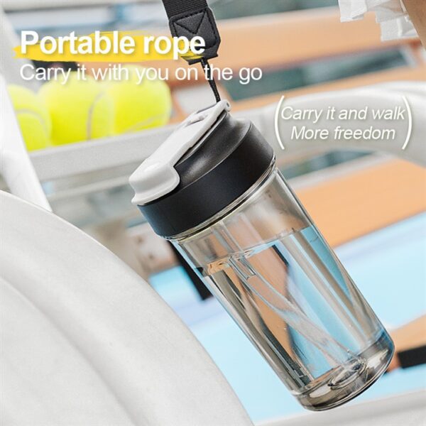 Colorful Transparent Plastic Water Bottle - 画像 (6)