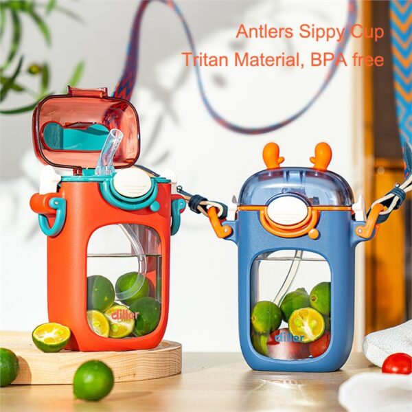Cute Antler Water Bottle - 이미지 3