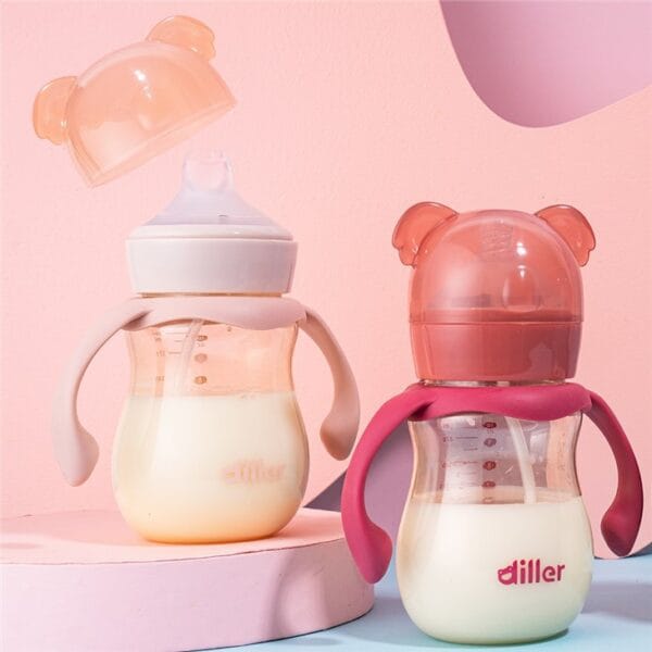 Cute Baby Feeding Bottle - Imej 6