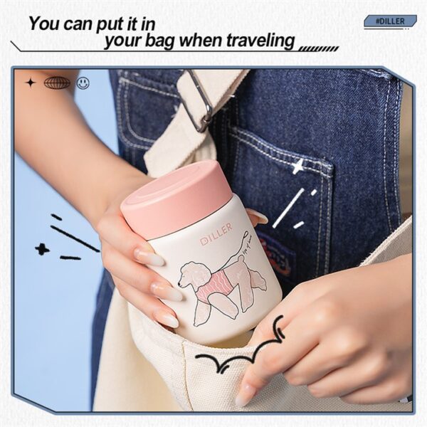 Cute Little Dog Thermo Bottle - 画像 (2)