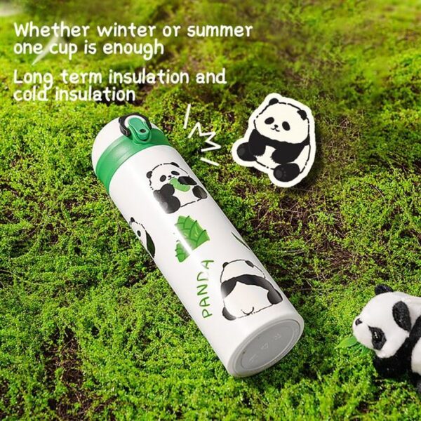 Cute Panda Insulated Water Bottle - 画像 (6)