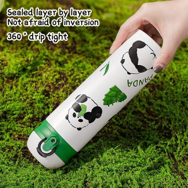 Cute Panda Insulated Water Bottle - 画像 (5)
