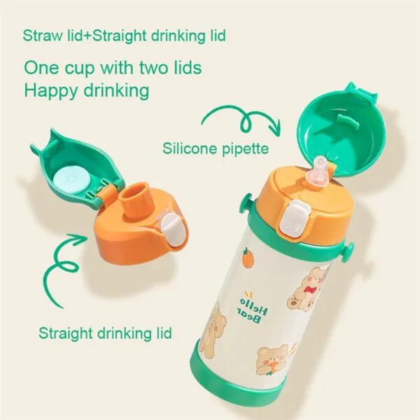 Cute Kids Insulated Water Bottle - 画像 (2)