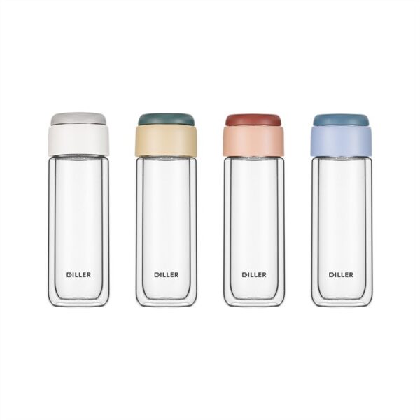 ⁦Double-layer Glass Water Bottle⁩ - الصورة ⁦6⁩