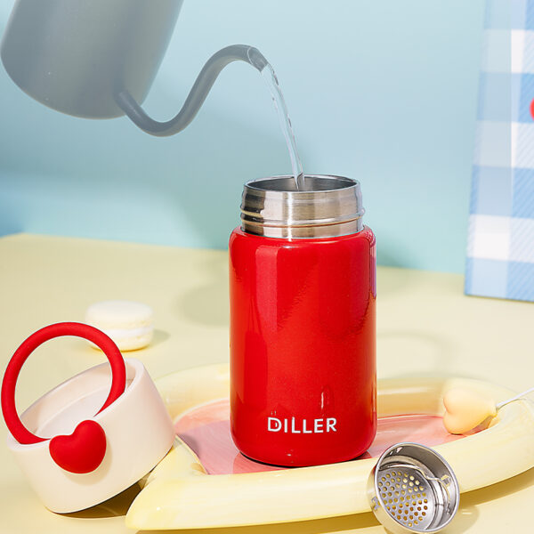 Double Walled Vacuum Sealed Water Bottle - Imej 4