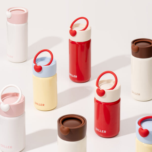 Double Walled Vacuum Sealed Water Bottle - Imej 6