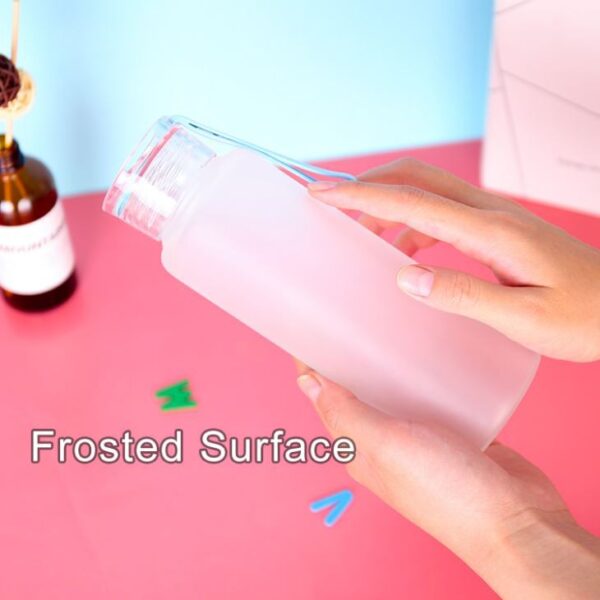 ⁦Frosted Glass Water Bottle⁩ - الصورة ⁦2⁩