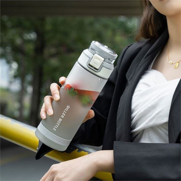 Frosted Plastic Water Bottle — изображение 5