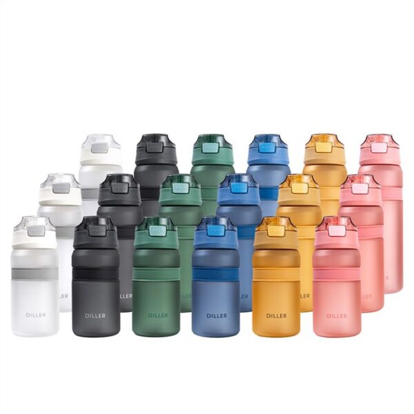Frosted Sports Water Bottle With Handle — изображение 6