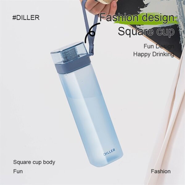 Square Frosted Water Bottle - รูปภาพ 4