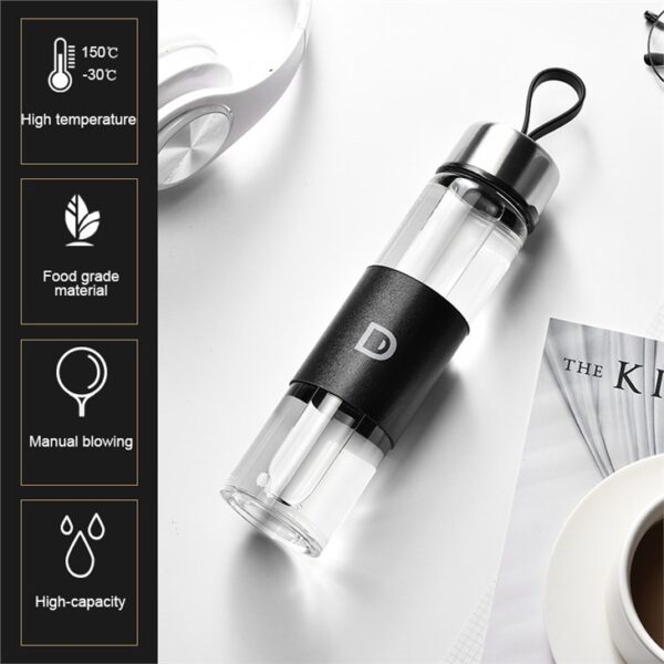 Glass Bottle With Handheld Rope - Imagem 3