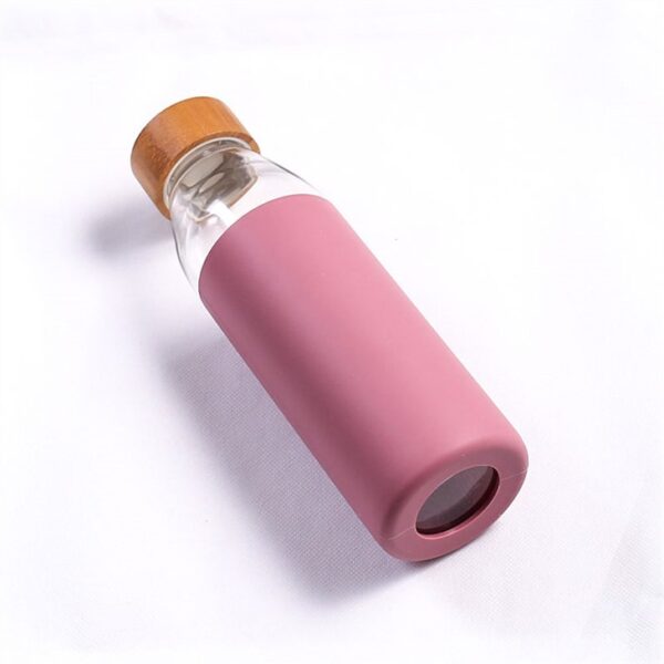Glass Bottle With Rubber Cover - 画像 (6)