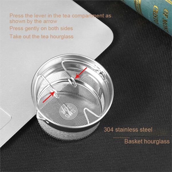 Glass Bottle With Tea Infuser - Imagem 2