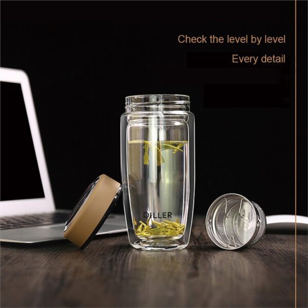 Glass Bottle With Tea Infuser - Imagem 3