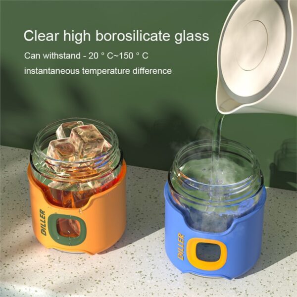 Glass Mug With Silicone Sleeve - 이미지 4