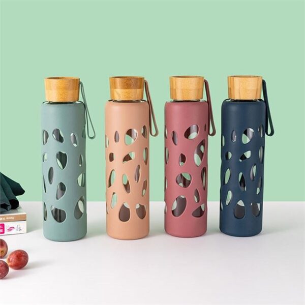 Glass Silicone Water Bottle - รูปภาพ 5