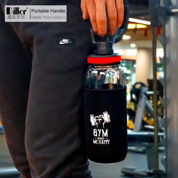 Glass Water Bottle 1 Litre - รูปภาพ 4