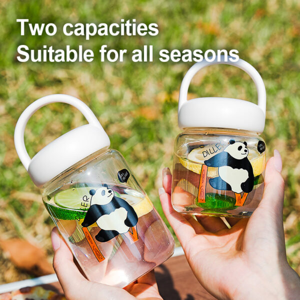 Panda Glass Water Bottle - รูปภาพ 7
