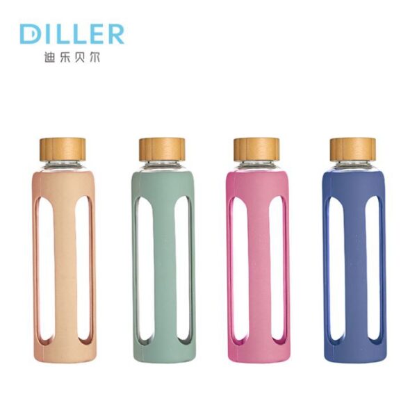 Glass Water Drinking Bottles - 이미지 2