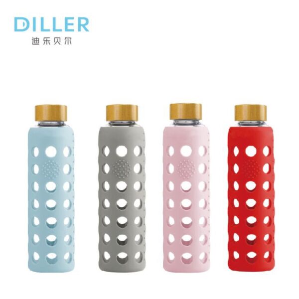 Glass Water Drinking Bottles - 이미지 3