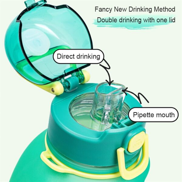 Gradient Color Plastic Water Bottles - Imagen 3
