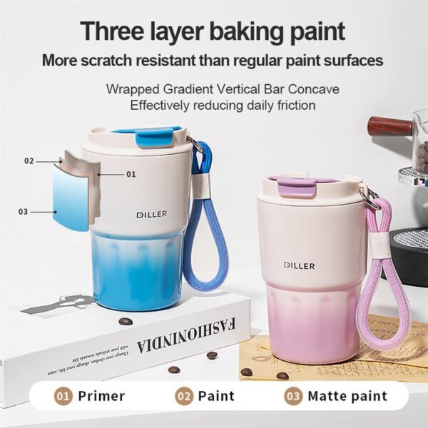 Gradient Insulated Coffee Mug - 画像 (5)