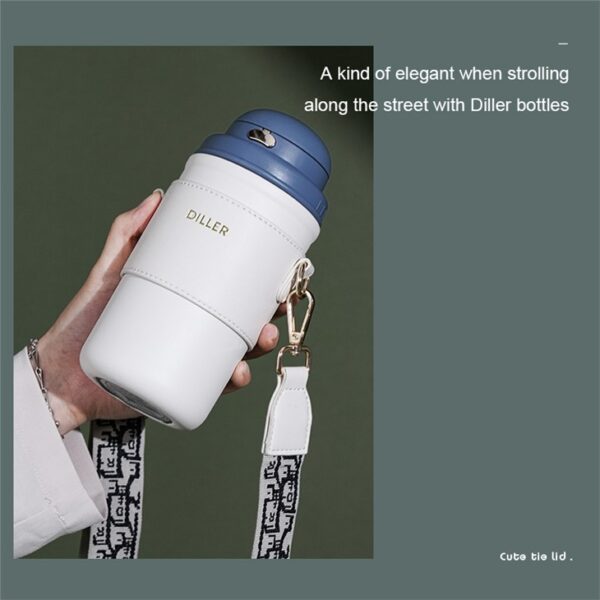 Insulated Bottle With Strap - Image 3