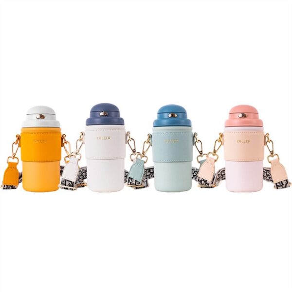Insulated Bottle With Strap - Image 6