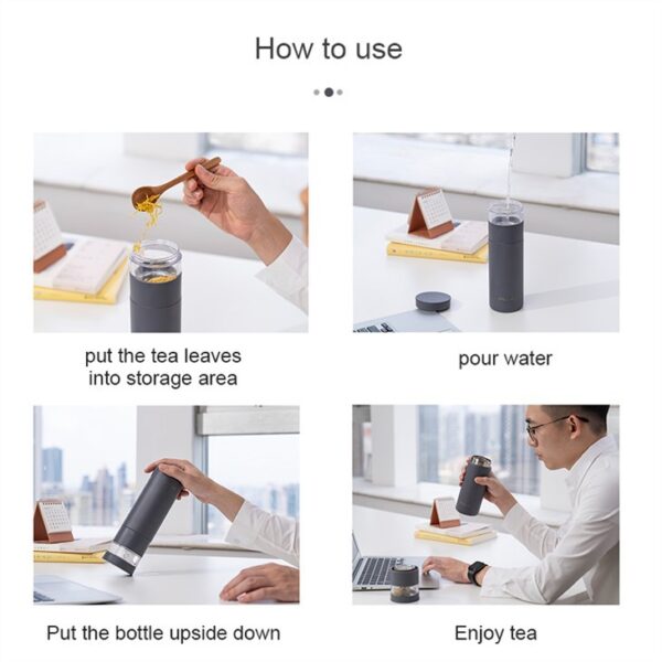 Insulated Bottle With Tea Infuser - 이미지 3