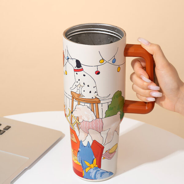 Insulated Coffee Mug With Straw - 画像 (4)