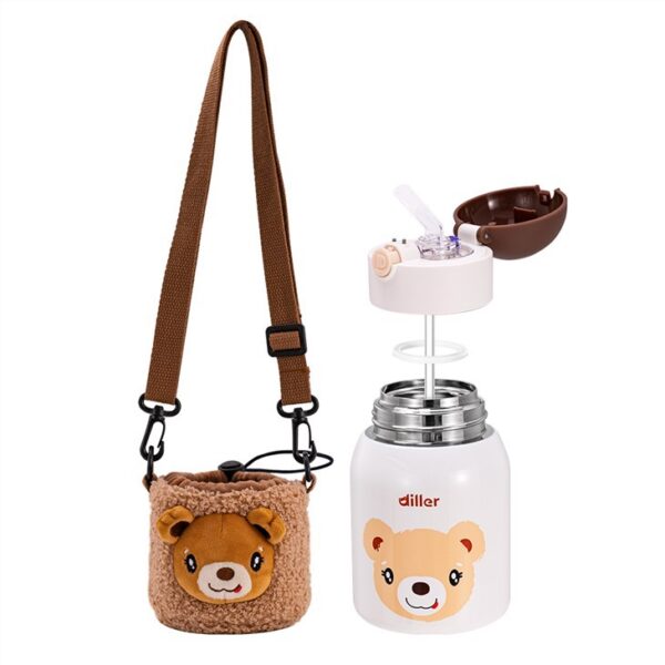 Insulated Kids Water Bottle With Strap - 画像 (2)