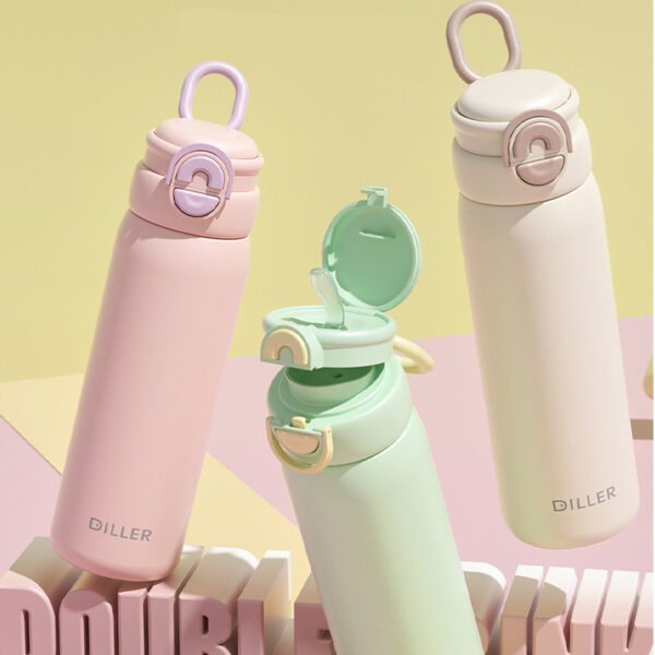 Insulated Stainless Steel Water Bottle - 画像 (2)