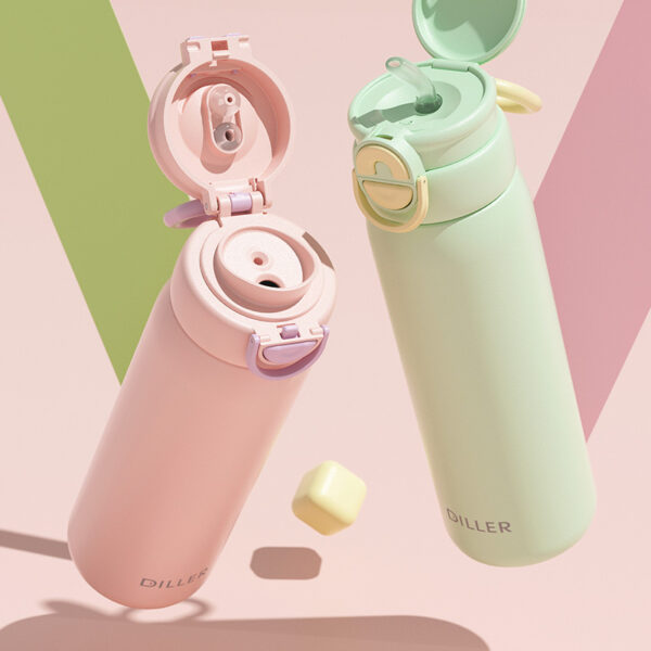 Insulated Stainless Steel Water Bottle - 画像 (4)
