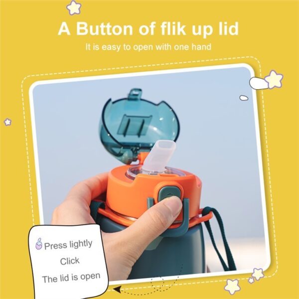 Insulated Straw Water Flask - 画像 (2)