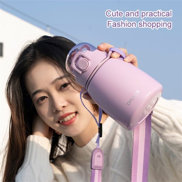 Insulated Straw Water Flask - 画像 (6)