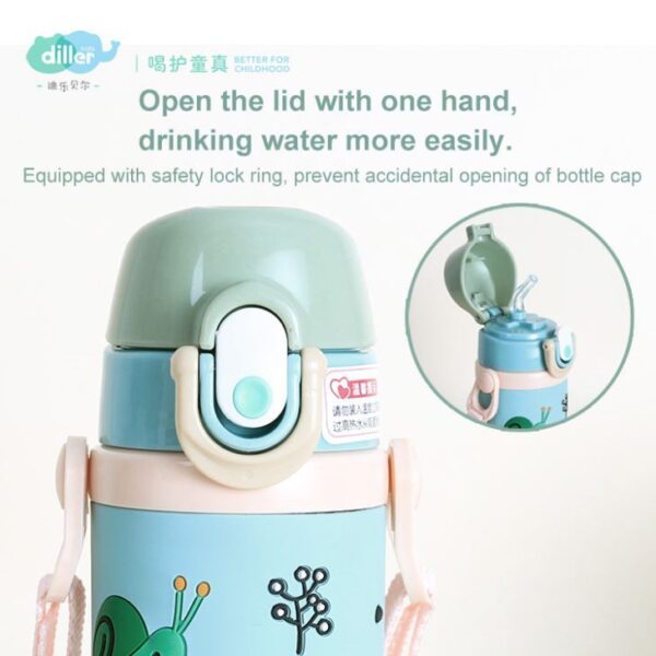 Kid Water Bottle With Strap - 이미지 4