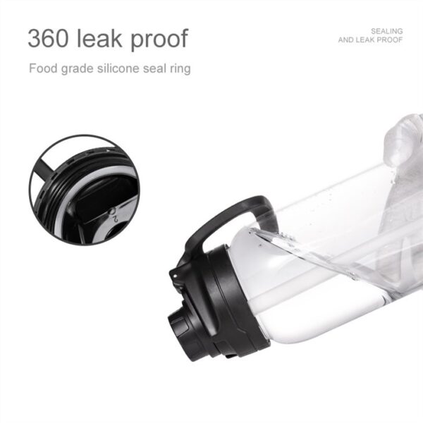 Large Capacity Glass Bottle With Handle - 이미지 3
